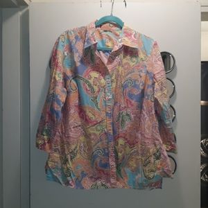 🌺MULTICOLORED PAISLEY Shirt
